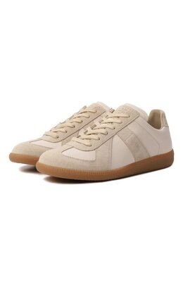 Кожаные кеды Replica Maison Margiela s58ws0109/p1895