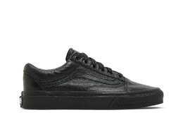 Кроссовки Old Skool Leather Vans, черный vn0003z6i1i | black/plaid