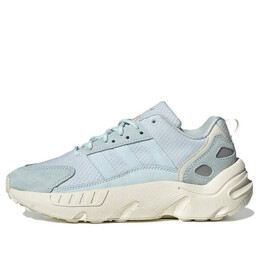 Кроссовки оригинал zx 22 boost Adidas, синий gx4611 | almost blue / off white / silver metallic