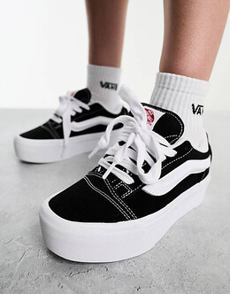 Черные кроссовки Vans Knu Stacked Platform 205062974 | black