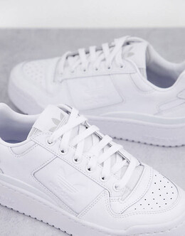Тройные белые кроссовки Adidas Forum Bold 203651701 | ftwr white/ftwr