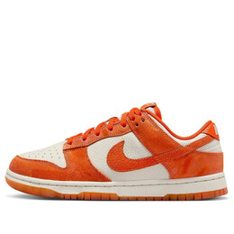 Кроссовки данк лоу Nike, белый fn7773-001 | light bone/safety orange-laser orange