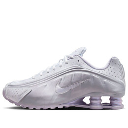Кроссовки Shox R4 Nike, белый hf5076-100 | white/silver/purple
