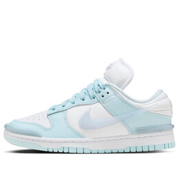 Кроссовки данк низкий поворот Nike, белый dz2794-103 | white/glacier blue/football grey