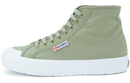 Кеды унисекс высокие зеленые Superga s1117dwwb1