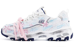 Кроссовки Skechers D"Lites 1.0 Chunky Sneakers Women's Low-top White/Blue/Pink, белый 99999863-wnv(team肆-小白熊泼墨花卉a) | white