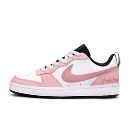 Кроссовки Nike Court Borough 2 Skateboarding Shoes Women's Low-top Pink/white/black, розовый bq5448-115(team488-幻粉派对） | pink