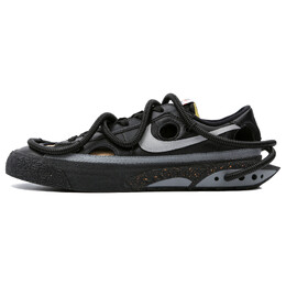 Низкие кроссовки для скейтбординга Nike Blazer унисекс, Black dh7863-001(team4-男女款黑执事) | black