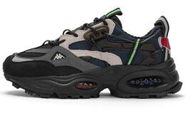 Кроссовки Kappa Chunky Sneakers Unisex Low-top Black/Shade Grey/Silverware Grey, черный k0cz5mc03-990 | black/shade gray/silver gray - 990