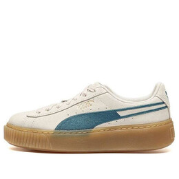 Кроссовки suede platform core grey/blue/gum Puma, серый 373934-02 | grey/blue