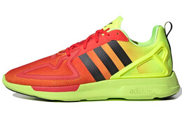 Кроссовки ZX 2K Lifestyle унисекс с низким верхом красного/желтого/черного цвета Adidas fw0473