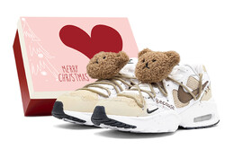 Кроссовки Air Max Fusion женские с низким верхом коричневый/белый Nike cj1671-100(team88-焦糖小熊s-box) | white/brown