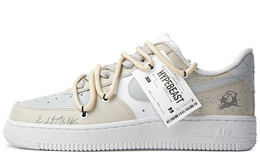 Кроссовки Nike Air Force 1 Skateboarding Shoes Women's Low-top Milk Coffee/ash, цвет Milk coffee ash dd8959-100(team拾柒-女款低帮奶咖拿铁板鞋) | milk coffee ash