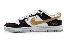 Кроссовки Nike Dunk Skateboarding Shoes Women's Low-top Black/yellow/white, черный dh9765-102(team131-恶棍天使黄) | black