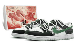 Кроссовки Nike Dunk Skateboarding Shoes Unisex Low-top Green/cyan/red, цвет Jasper dv0831-101(team131-竹龍 s) | jasper