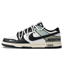 Кроссовки Nike Dunk Skateboarding Shoes Unisex Low-top Black/Green, черный/зеленый dd1391-100(team拾柒-男女款低帮绿松石板鞋) | black/green