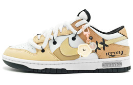 Кроссовки Nike Dunk Skateboarding Shoes Women's Low-top White/yellow/orange, цвет Naples Yellow cw1590-100(team131-别找我麻烦黄) | naples yellow