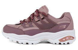 Кроссовки женские толстые низкие Dusty Pink Skechers 66666253-mve