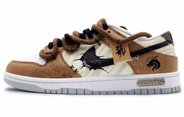 Кроссовки Nike Dunk Skateboarding Shoes Unisex Low-top Brown Black White, цвет Coffee dv0831-101(team131-蛟龙破晓sbox) | coffee
