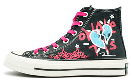 Кеды Converse 1970s Canvas Shoes Unisex High-top, черный/фиолетовый/синий 162050c(team131-摇滚甜心1 s2) | pink