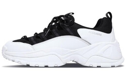 Кроссовки женские Kozmiks Chunky с низким верхом, черные/белые Skechers 13410-wbk