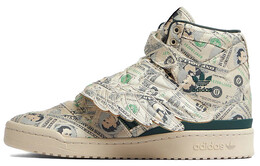 Кроссовки Adidas Forum Wings 1.0 Jeremy Scott Money Unisex, кремовый/зеленый q46154
