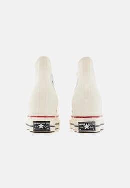 Высокие кроссовки CHUCK 70 INTERNAL WEDGE PREMIUM Converse, молочный co411a24v-a11 | egret/black/red