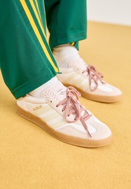 Кроссовки GAZELLE INDOOR Adidas, светло-розовый ad111a2qb-j12 | quartz/warm clay