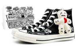 Парусиновые кеды All Star Унисекс С Высоким берцем Черный /Белый /Серый Converse 162050c(team131-拒绝emos）
