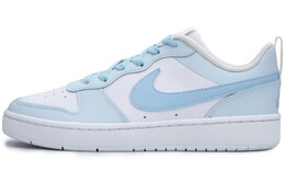 Кроссовки Nike Court Borough Skateboard Shoes Women's Low-Top White Blue bq5448-100（team241-树莓奶昔） | white/blue