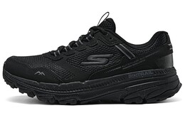 Кроссовки женские с низким верхом, черные Skechers 129525-bbk | black