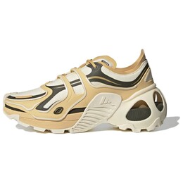 Кроссовки унисекс с низким верхом белые/желтые/темно-коричневые Adidas jh7205 | white/yellow/dark brown
