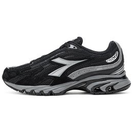 Кроссовки унисекс с низким верхом, серебристые Diadora 501.178547c3485 | black