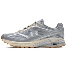 Кроссовки Apparition Running унисекс с низким верхом, серебристые Under Armour 3027595-102 | metallic silver / module gray