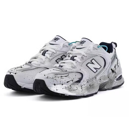 Кроссовки New Balance 530 Anti-Slip And Wear-Resistant Breathable, белый/серый mr530sg(team10-墨之蝶) | white