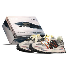 Кроссовки NB 327 унисекс с низким верхом, черные/серые New Balance ms327fe(teama-荒土s-box) | gray/black