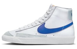 Кроссовки Nike Blazer Mid 77 Vintage White Game Royal, белый bq6806-124 | white