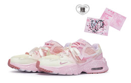Кроссовки Nike Air Max Fusion Женские, Custard powder cj1671-107(team80-女款心语线条) | custard powder