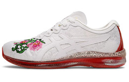 Кроссовки женские GEL-Quantum Low-top белые/красные Asics 1022a118-100