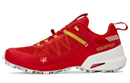 Кроссовки унисекс с низким верхом красные Salomon 415176