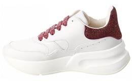 Кроссовки женские с низким верхом белые/красные Alexander McQueen 586410whvju9536