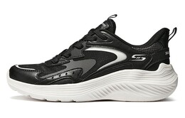 Кроссовки женские с низким верхом, черные Skechers 117486-blk | black