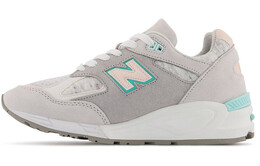 Кроссовки женские NB 990 V2 с низким верхом, светло-серые New Balance w990nt2