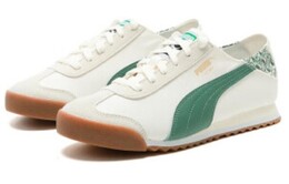 Puma Кроссовки унисекс, White/Green 398332-05 | white/green