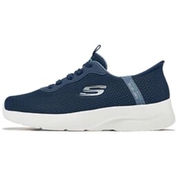 Кроссовки женские с низким верхом, синие/белые Skechers 150480-nvtq | marine blue