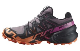 Женские кроссовки Speedcross 6 GORE-TEX «Moonscape Bird Of Paradise» Salomon 474657 | purple-black orange