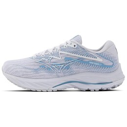 Кроссовки Wave Rider 27 унисекс с низким верхом белого/синего цвета Mizuno j1gc230376 | white/white/blue