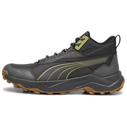 Кроссовки Obstruct Pro унисекс средней высоты, черные/зеленые Puma 378689-05 | black/green