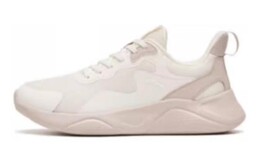 Кроссовки женские Lingyun с низким верхом Anta 922245526-2 | 【dense net-four seasons】ivory white/lotus gray