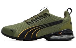 Puma Voltaic Evo Кроссовки унисекс, Olive green - black - citrus orange 379601-05 | olive green - black - citrus orange